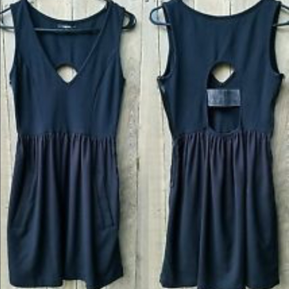 Black cocktail dress